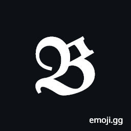 Mathematical Bold Fraktur Capital B Symbol