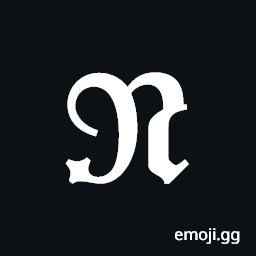 Mathematical Bold Fraktur Capital N Symbol