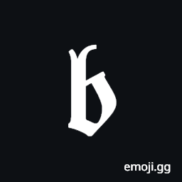 Mathematical Bold Fraktur Small B Symbol