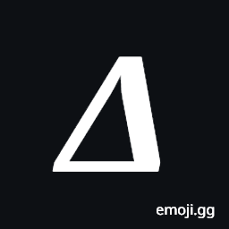 Mathematical Bold Italic Capital Delta Symbol