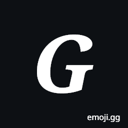 Mathematical Bold Italic Capital G Symbol