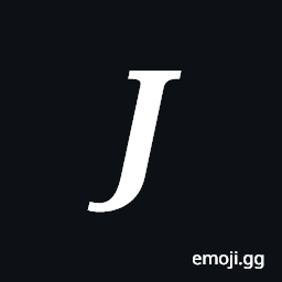 Mathematical Bold Italic Capital J Symbol