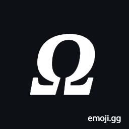 Mathematical Bold Italic Capital Omega Symbol