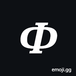 Mathematical Bold Italic Capital Phi Symbol