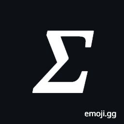 Mathematical Bold Italic Capital Sigma Symbol