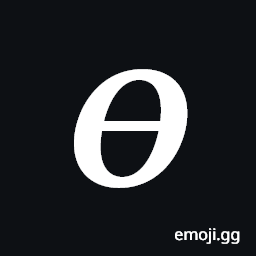 Mathematical Bold Italic Capital Theta Symbol Symbol