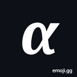 Mathematical Bold Italic Small Alpha Symbol