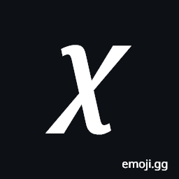 Mathematical Bold Italic Small Chi Symbol