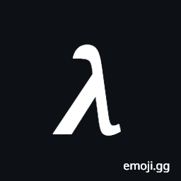 Mathematical Bold Italic Small Lamda Symbol