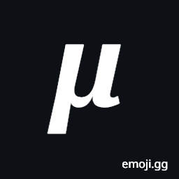 Mathematical Bold Italic Small Mu Symbol