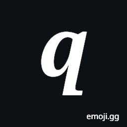 Mathematical Bold Italic Small Q Symbol