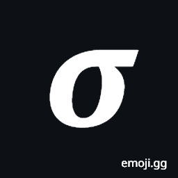 Mathematical Bold Italic Small Sigma Symbol