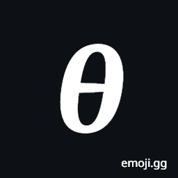 Mathematical Bold Italic Small Theta Symbol