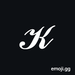 Mathematical Bold Script Capital K Symbol