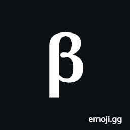 Mathematical Bold Small Beta Symbol