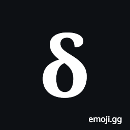 Mathematical Bold Small Delta Symbol