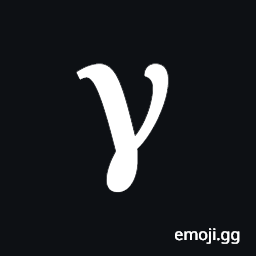 Mathematical Bold Small Gamma Symbol