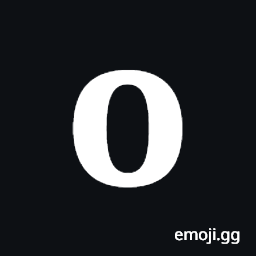 Mathematical Bold Small O Symbol