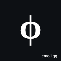 Mathematical Bold Small Phi Symbol