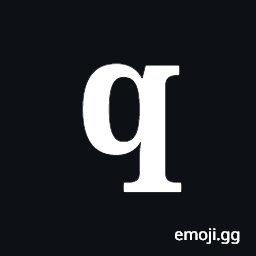 Mathematical Bold Small Q Symbol