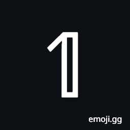 Mathematical Double-Struck Digit One Symbol