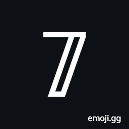 Mathematical Double-Struck Digit Seven Symbol