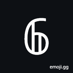 Mathematical Double-Struck Digit Six Symbol
