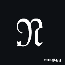 Mathematical Fraktur Capital N Symbol