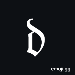 Mathematical Fraktur Small D Symbol