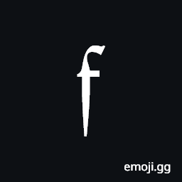 Mathematical Fraktur Small F Symbol