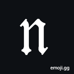 Mathematical Fraktur Small N Symbol