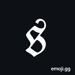 Mathematical Fraktur Small S Symbol