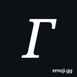 Mathematical Italic Capital Gamma Symbol