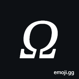 Mathematical Italic Capital Omega Symbol