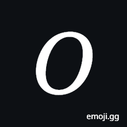 Mathematical Italic Capital Omicron Symbol