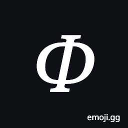 Mathematical Italic Capital Phi Symbol