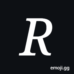 Mathematical Italic Capital R Symbol