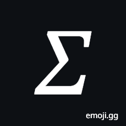 Mathematical Italic Capital Sigma Symbol