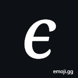 Mathematical Italic Epsilon Symbol Symbol