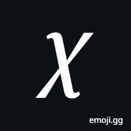 Mathematical Italic Small Chi Symbol