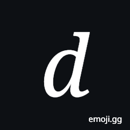 Mathematical Italic Small D Symbol