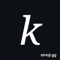 Mathematical Italic Small K Symbol