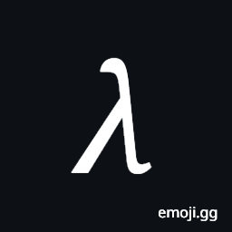 Mathematical Italic Small Lamda Symbol