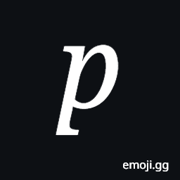 Mathematical Italic Small P Symbol