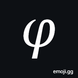 Mathematical Italic Small Phi Symbol