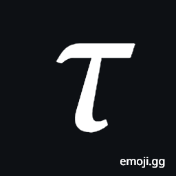 Mathematical Italic Small Tau Symbol