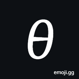 Mathematical Italic Small Theta Symbol