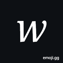 Mathematical Italic Small W Symbol