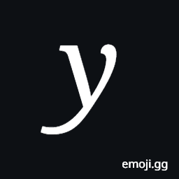 Mathematical Italic Small Y Symbol