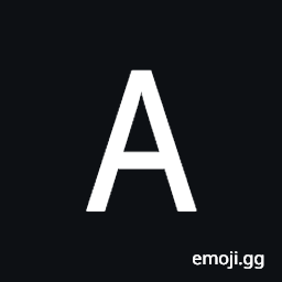 Mathematical Monospace Capital A Symbol